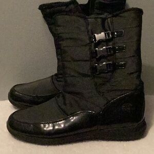 Totes Black Winter Boots with Buckle Detail
Giselle size 11